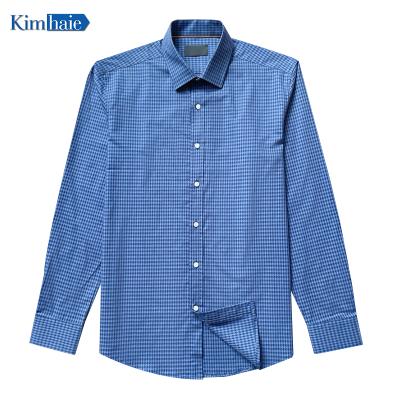 China Factory direct 100% quick order men plaid shirt long sleeve check shirt men casual cotton breathable for sale