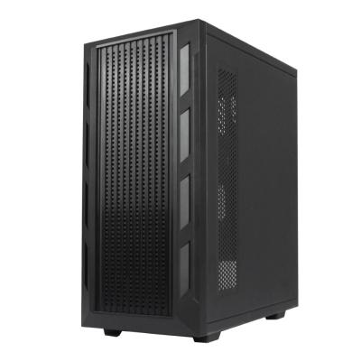 China With Fan Black New Design OEM High Flow Performance Tower PC Computer Case Water Cooler Case for sale