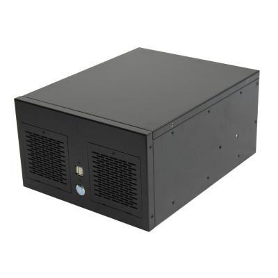 China With Side Panel Window Horizontal Full Tower Desktop Mini Itx Aluminum PC Case With Fan Support Customer for sale