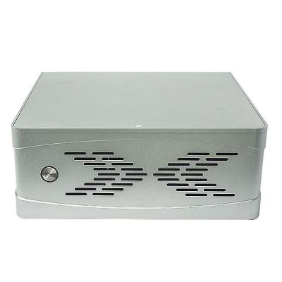 China ITX 2U Aluminum Computer Case With Chassis Size Server Chassis Support Mini ITX MB for sale