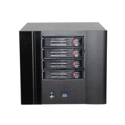 China Fan N4 being equipped with high quality NAS computer case NAS server case for filecoin NAS case 4 desktop bay for sale