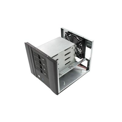 China With NAS 4bays Mini Tower Server Case Computer Fan N4 Storage Rack Case for sale