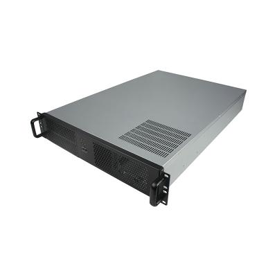 China With Fan K265F 2U ATX compact rackmount chassis crate dual system industrial server PC case for sale