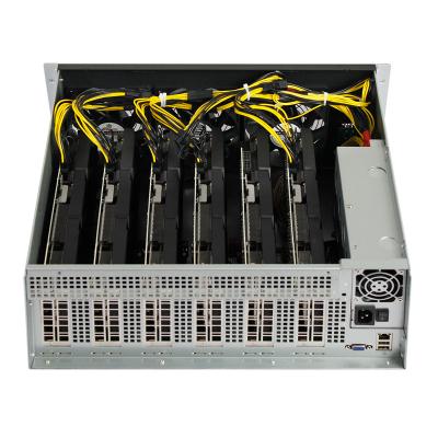 China With 4U Fan Rack Mount GPU Server Case 6GPU Server Case 8GPU Server Case for sale