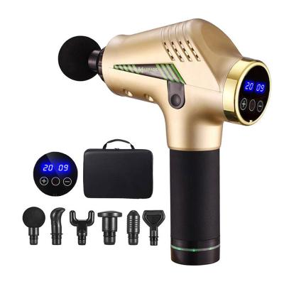 China New Cordless Handheld Massage Gun 20 Speed ​​Percussion Muscle Therapy Massage Gun for sale