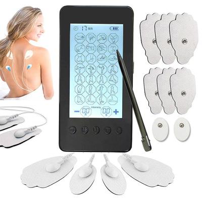 China Portable Height Black Color Pain Relief ABS Touch Screen Tens Massager Ten Machine for sale