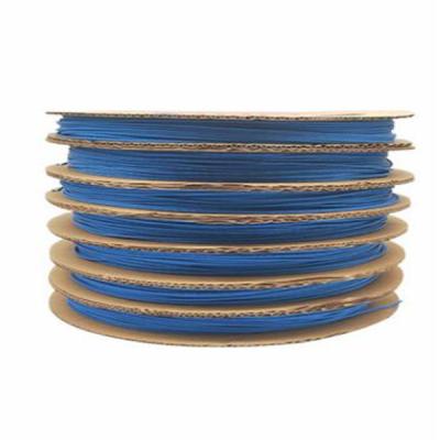 China Blue 5.00mm Heat Shrinkable Heat Shrink Tube SYHY Tube 2:1 Shrink Ratio Polyolefin Insulated Cable Sleeve 100M/Volume for sale