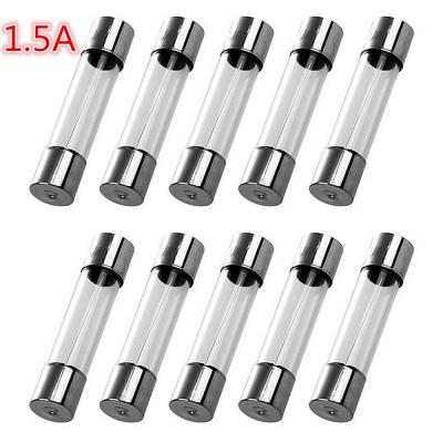 China SYHY 100 Pcs F1.5AL250V 6X30MM Ampere 250V F1.5 AL Glass Fuse Fast-Acting Fuse 1.5A 250V Fuse for sale