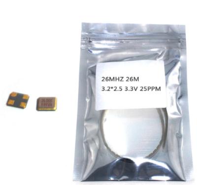 China 3225 Active Electronic Components 3225 13MHZ 4P Crystal Oscillator 26MHZ 4P One-stop Distribution for sale