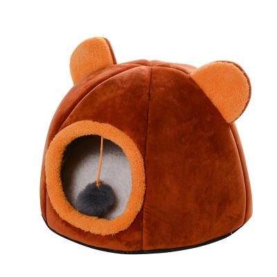 China New Arrival Glass Cat Sleeping Bags Warm Pet Beds Covers Winter Nest Puppy Cats House Bed Comfortable Cat Boarding Kitten Nest for sale