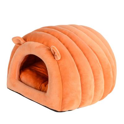 China Viable Wholesale Soft Luxury Plush Fleece Pet Cushion Round Manufacturer Cat Dog Bed for sale