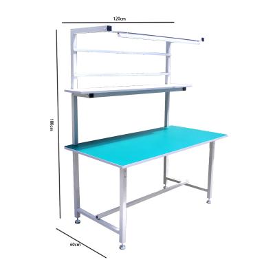 China Machine Workstation Antistatic Customized Aluminum Profile Workbench For Industrial Production Workbench for sale