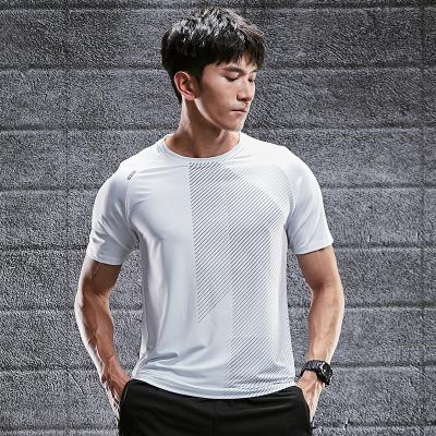 China Casual Custom Men's Gym Fitness T-shirts Sublimation Anti-Wrinkle Anti-Wrinkle Mens Shirts Running Shirt Activewear for sale