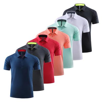 China Custom USA Size Men Polo T-shirt Plain Print Anti-Wrinkle Sport Golf Activewear Quick Dry Gym Shirt Breathable Short Sleeve Tops Polo Shirt for sale