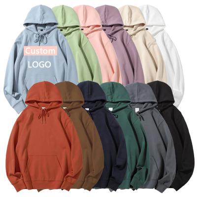 China Breathable Color 280G Round Neck Hoodie Sweater 80% Pure Cotton 20% Polyester For Men And Women for sale