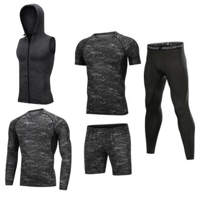 China Custom Made Gymwear Breathable Wholesale Joggers Mens Workout Sport Clothing Training Sportswear Set for sale