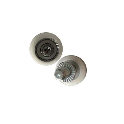 China Doors and windows 626 608 plastic door and window pulley sliding door roller rubber coated pulley plastic coated bearing 6000 nylon track pulley for sale