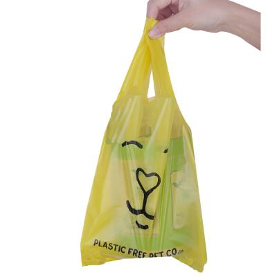 China BIODEGRADABLE manufacturers wholesale biodegradable t-shirt checkout buying plastic bags for sale