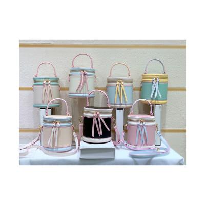 China Other Popular New Mini Girl's New Premium Texture Decorative Bucket Bag Spring for sale