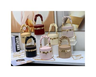 China Other 2022 new design fashion ladies bag trend retro shoulder cylinder ladies bucket bag for sale