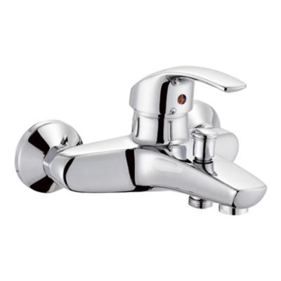 China Metered Wall Mounted Bathroom Faucets Single Handle Bath And Shower Faucets Mixer for sale