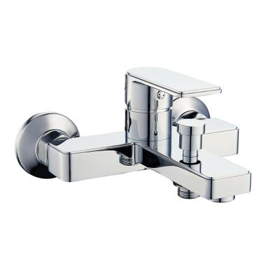 China New Design Metered Faucets Bathroom Fittings Taps Wall Mounted Bath Shower Mixer Shower Faucet For Tub for sale