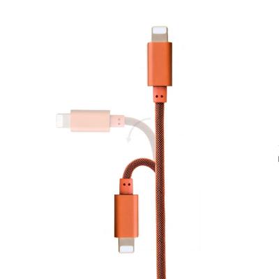 China Mobile Phone Primavox Fish Mesh Designing 2.8A High Speed ​​Charging Orange Color Wide Compatibility Data Cable for sale