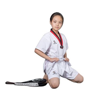 China WOOSUNG Eco-Friendly Summer Cheap Short Sleeve Taekwondo Uniform for sale