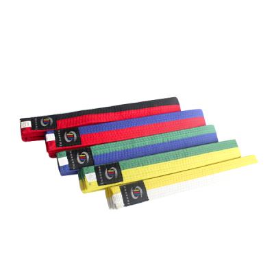 China Free Shipping Wholesale Sample Factory Price Taekwondo Taekwondo Belt Custom Storage Eco - Friendly Taekwondo Karate Belts Wholesale for sale