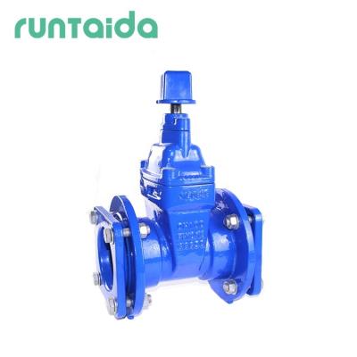 China General Cast Iron Resilient Seated Gate Valve 160mm DN50 DN80 DN100 DN150 PN10 PN 16 socket end DI 10 inch pipe DIN 8 for sale