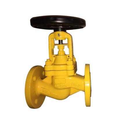 China GS-C25 WCB Corrosion Resistance Bellows Seal Special Ball Valve Flange General Connection Type For Chlorine for sale