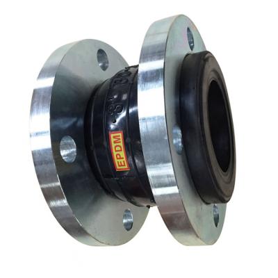 China -15â „ ƒ - +80â „ ƒ (special can reach -30′′-+150′′) Carbon Steel Galvanized Single Sphere EPDM Flexible Rubber Expansion Joint flange for sale