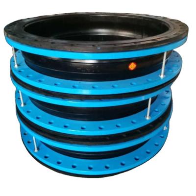 China Reduce vibration & Noise/Wear& Corrosion& Factory Outlets RUNTAIDA Temperature Resistant High Quality Tie Rod Bound Flanged Ends Rubber Expansion Joint for sale