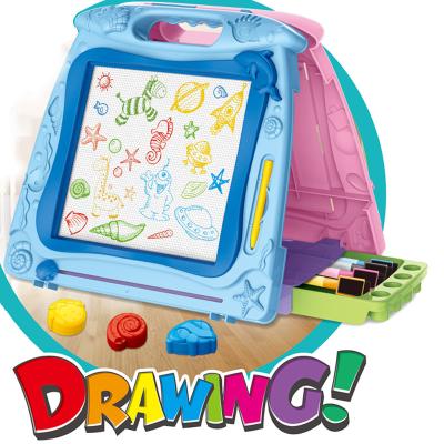 China Children's practical color double-sided magic capacity two drawing board in one drawing board for sale