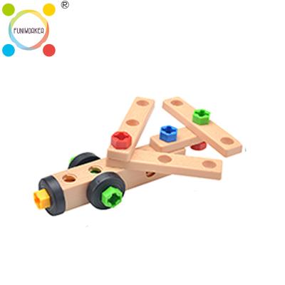 China Eco-Friendly Material Eco-Friendly Kids Educational DIY Building Blocks Work Tool Building Toys With Good Price for sale