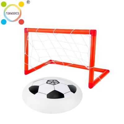 China Smooth Outdoor Sports Plastic Suspension Toy Hover Football Air Floating Balls With Light for sale