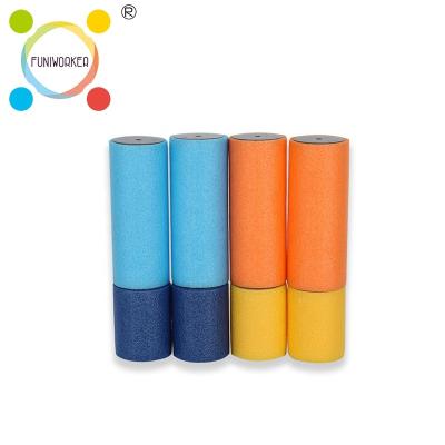 China 15cm Eco-friendly Material Custom Lightweight Portable Summer Toy Foam Outdoor Colorful Water Gun For Kids for sale