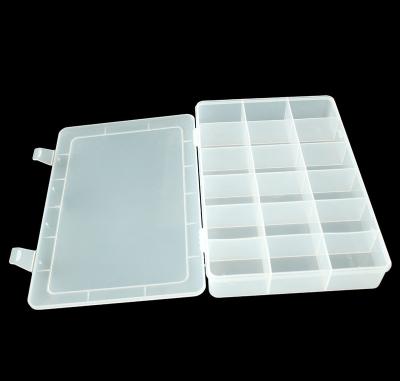 China Storage DRX EVEREST 273*186*41 mm large comonents large 18 cell pill plastic case electronic tool parts sealed plastic box for sale