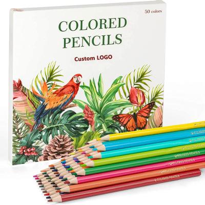 China Colorful School Crayons 50 Colorful Set Adult Safety Count Coloring Gifts For Kids for sale