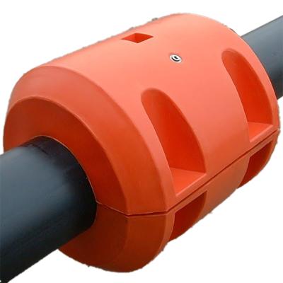 China Marinas Foam Marine Floating Barrier Buoy Pontoon Tubes Sand Pipe Filling Dredging Floats for sale