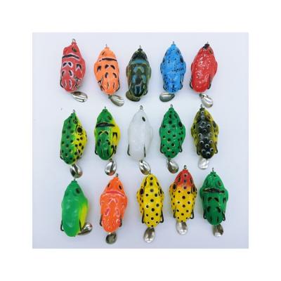 China Unique Super Quality Frog Fishing Lure Soft Guaranteed Artificial Frog Supplier for sale