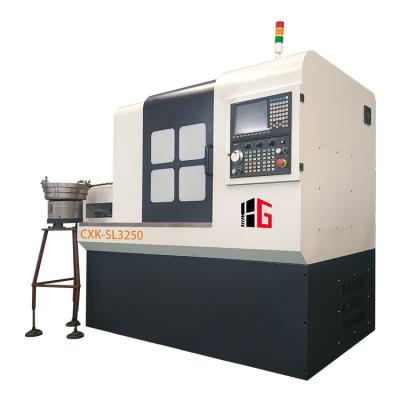 China Metal Parts Double Axis Automatic Lathe Good Quality Flat Bed CNC Batching Hot Selling Chinese Lathe for sale