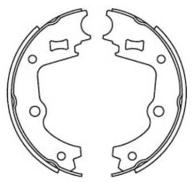 China Auto Part BS1422 BHL10048 Auto Brake Shoes For Land Rover ZAPATAS DE FRENO SAPATAS De FREIO for sale