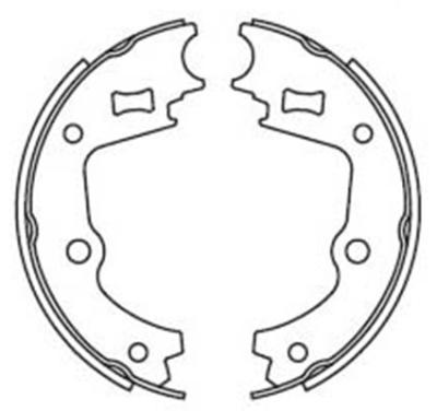 China Auto Part BS1422 BHL10048 Auto Brake Shoes For Land Rover ZAPATAS DE FRENO SAPATAS De FREIO for sale