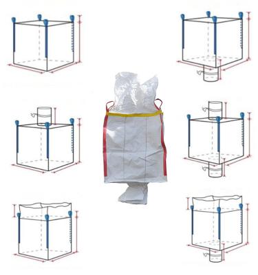 China 1000kg 2000kg Breathable Customizable Bulk Sack Big Bag Packing Big Bag Dispenser for sale