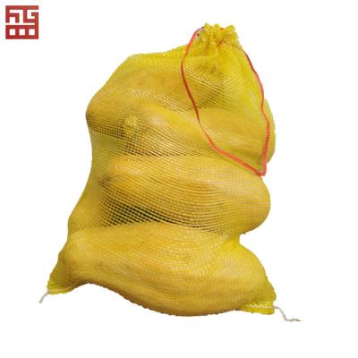 China Disposable bag raw materials 5 kg large firewood customizable vegetable fibc bag pp 60 mesh bag 50kg for sale