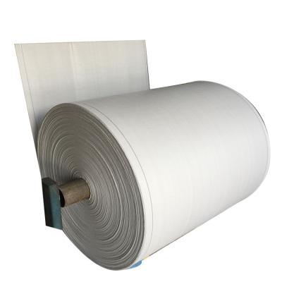 China Wind Proof 100% Virgin Super Raw Material Sack PP Jumbo Woven Fabric In Roll for sale