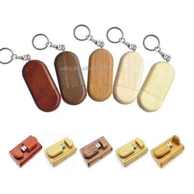 China Advertising-Wholesale Promotional Pens Wedding Gift Engraved Red Wooden Maple 2GB Pen Drive With Box USB Drive Flash Bamboo for sale