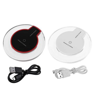 China High Quality Qi Wireless Car LED Light Customized Car Charger Pads Charging Pads Wireless Charger for sale