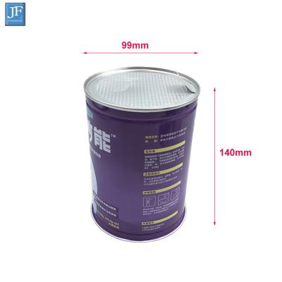 China Wholesale Round Easy Open Lid Milk Powder Container Pumpkin Can Food Grade Infant Milk Powder Box With Easy Open Lid for sale